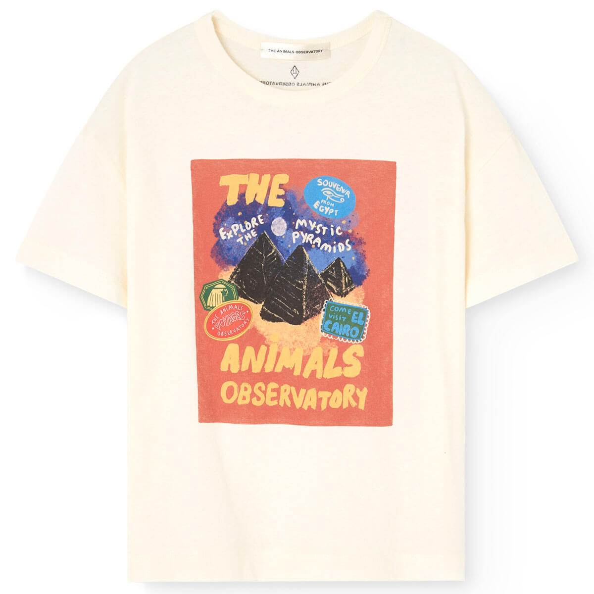 T-shirt décontracté en coton biologique blanc uni à col rond et manches courtes pour enfants en bas âge