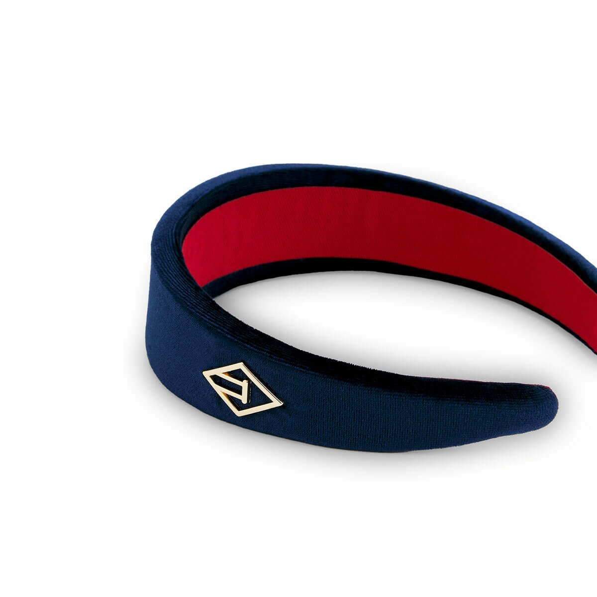 Bandeau en maille unie bleu marine décontracté avec coupe extensible pour enfants