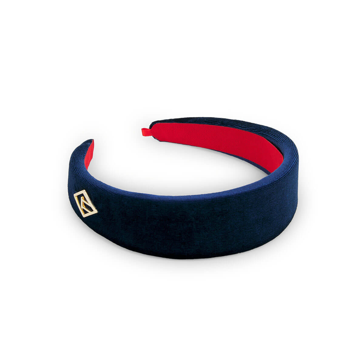 Bandeau en maille unie bleu marine décontracté avec coupe extensible pour enfants