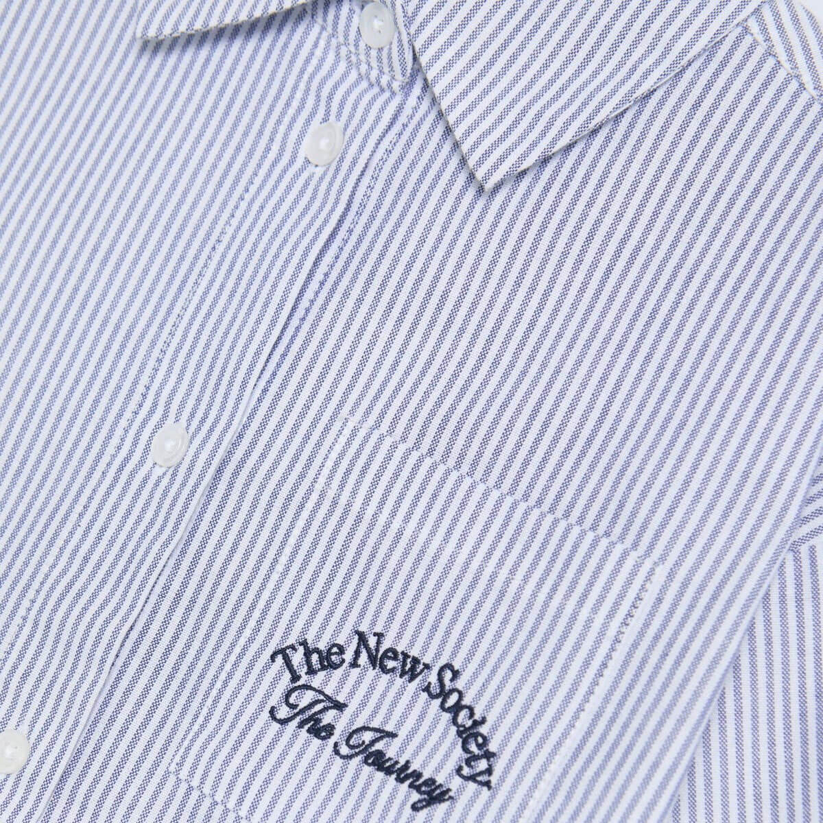 Chemise tissée classique à rayures en coton avec coupe décontractée et boutonnage sur le devant pour enfants de 2 à 14 ans