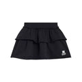 Mini-jupe sportive en coton avec logo en fer forgé et taille élastique pour enfants de 2 à 13 ans