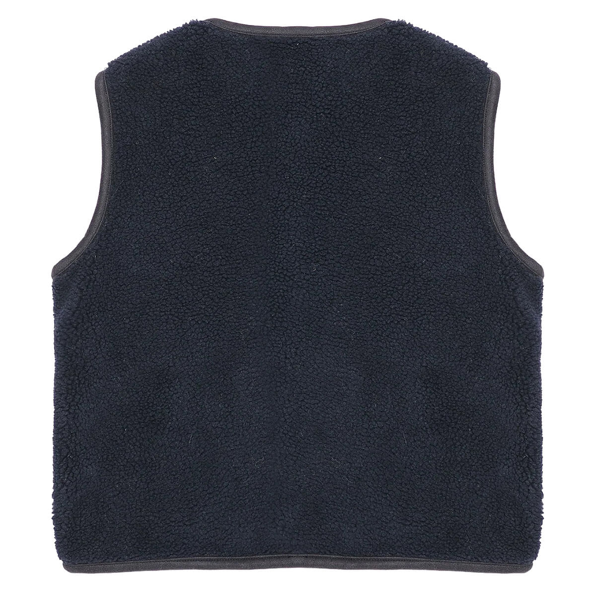Doudoune sans manches pour enfants de 1 à 13 ans en polyester recyclé, bleu nuit, unie, sportive, légère et chaude